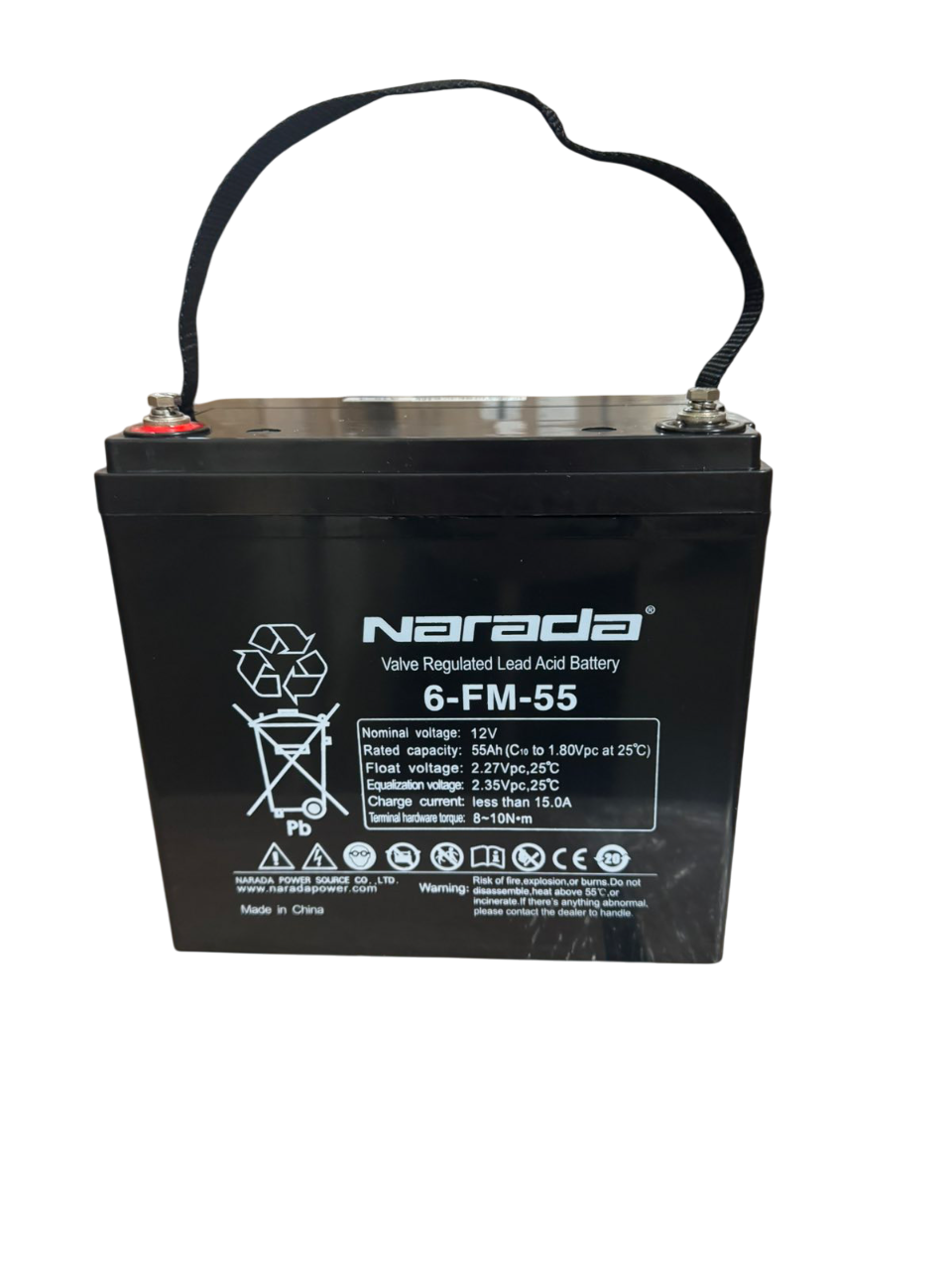 Акумуляторна батарея NARADA 6-FM-55, 12V 55Ah